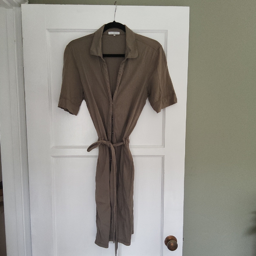 James Perse Olive Midi Dress